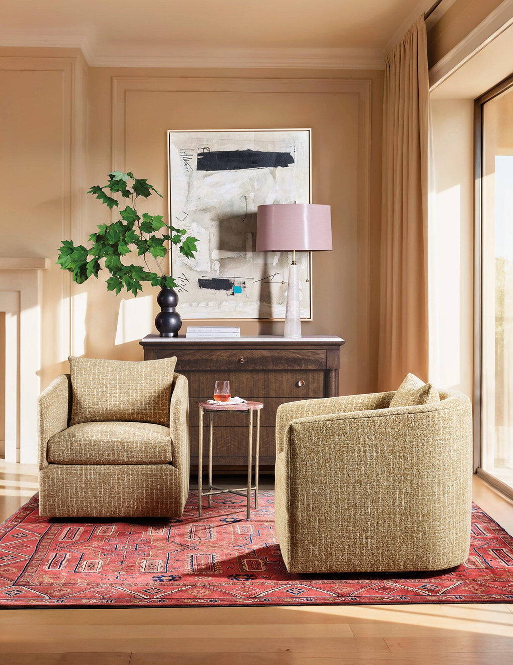 Cassia Swivel Chair Room 2