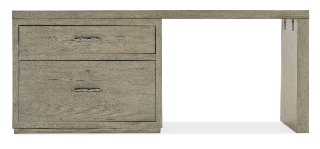 Linville Falls 72" Desk with Lateral File - Straight View