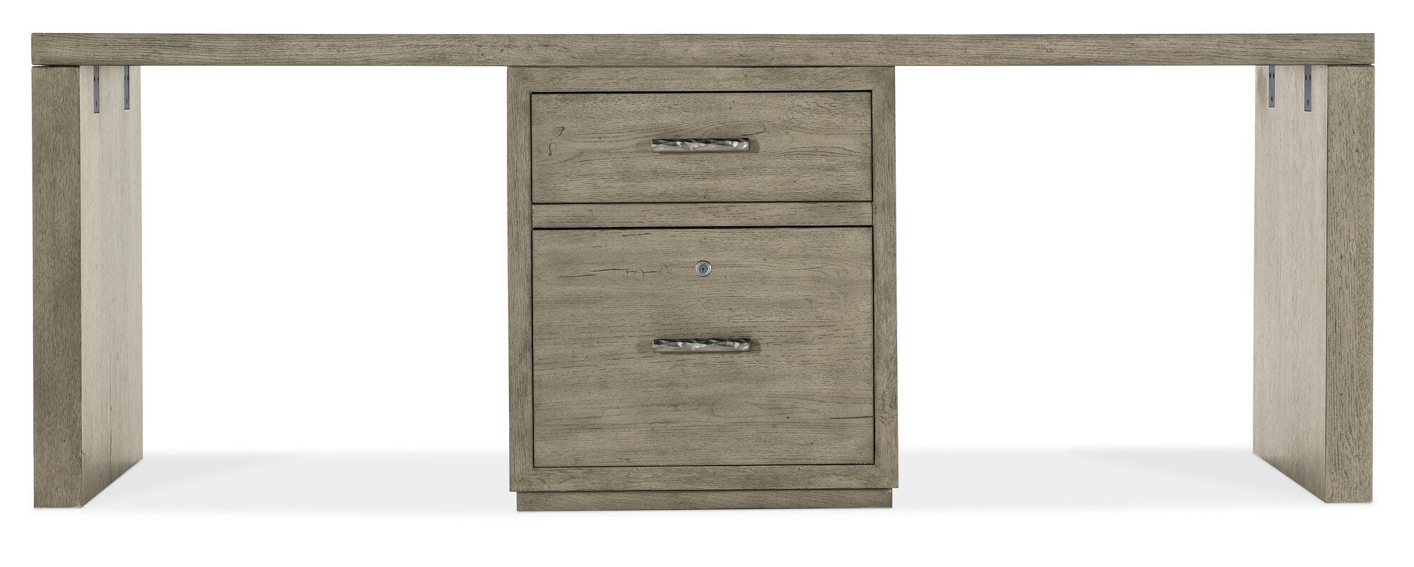 Linville Falls 84" Desk with One Centered File - Straight
