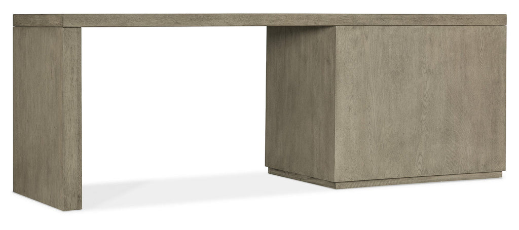 Linville Falls 84" Desk with Open Desk Cabinet - Back View