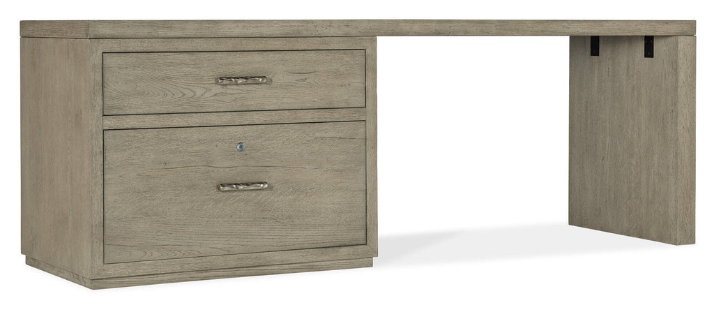 Linville Falls 84" Desk with Lateral File Silo Image