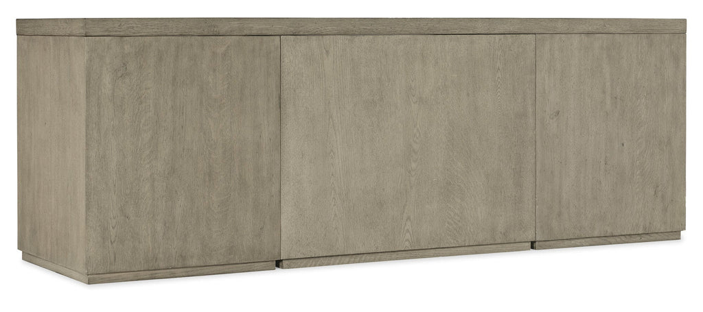 Linville Falls 84" Credenza with Two Files and Open Desk Cabinet - Back