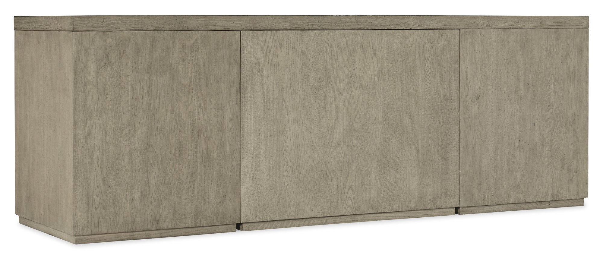 Linville Falls 84" Credenza with Two Files and Open Desk Cabinet - Back