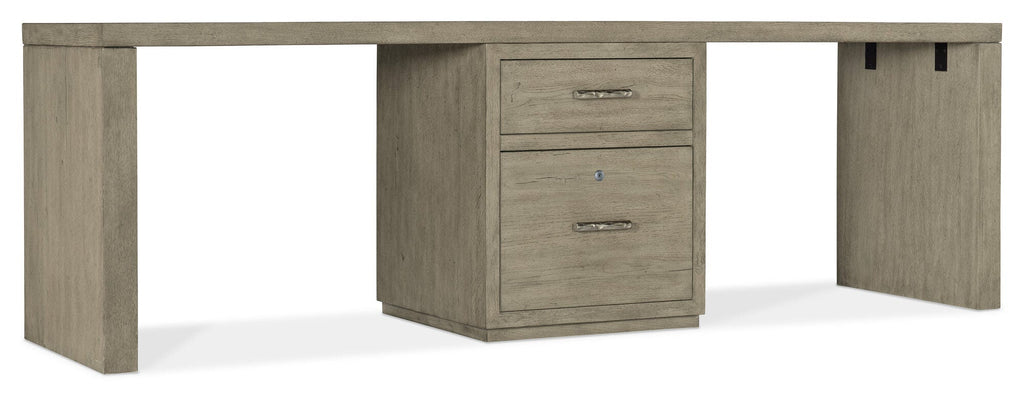 Linville Falls 96" Desk with One Centered File - Silo Image
