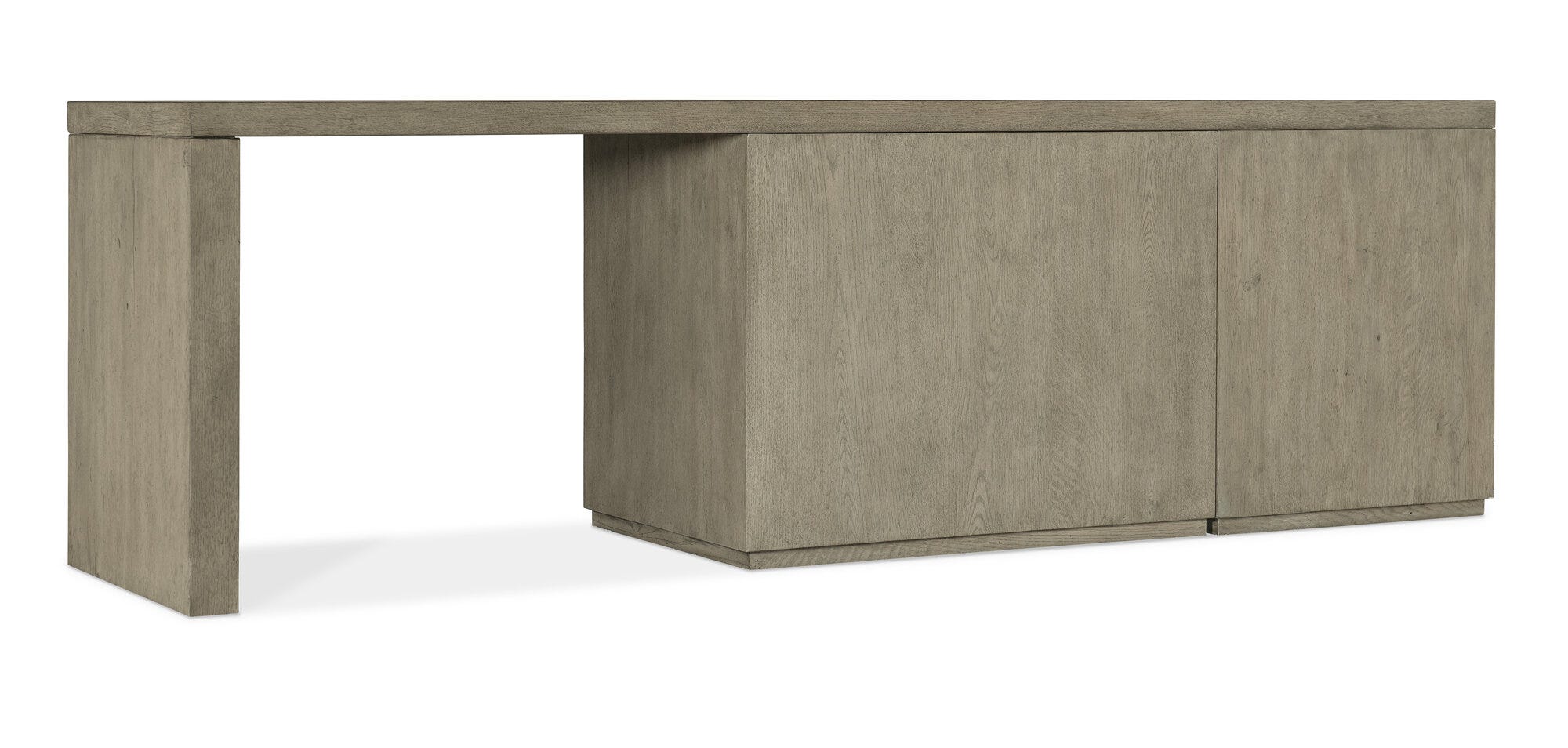 Linville Falls 96" Desk with File and Open Desk Cabinet - Back