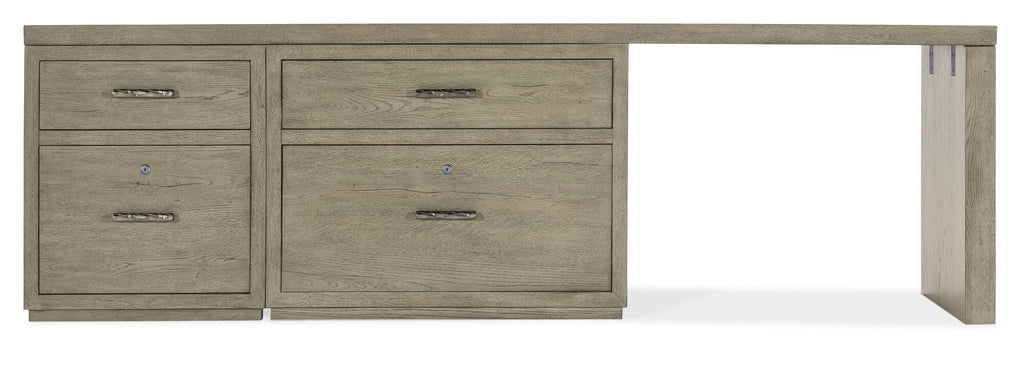 Linville Falls 96" Desk with File and Lateral File - Straight