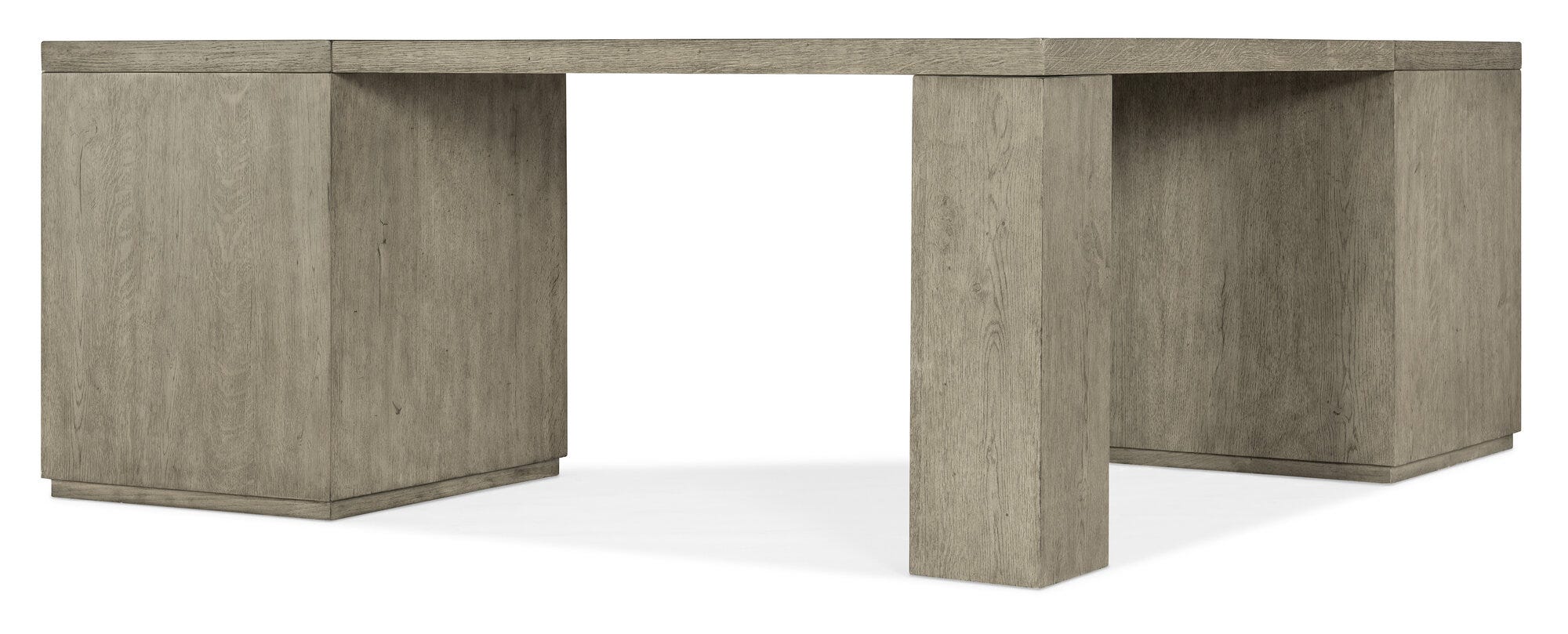 Linville Falls Corner Desk with Two Files - Back Silo Image