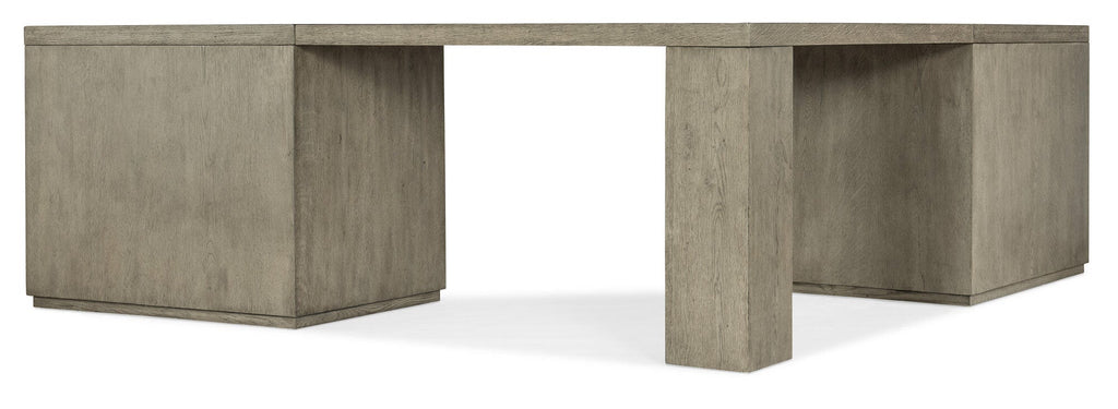 Linville Falls Corner Desk with Two Lateral Files - Back