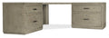 Linville Falls Corner Desk with Two Lateral Files