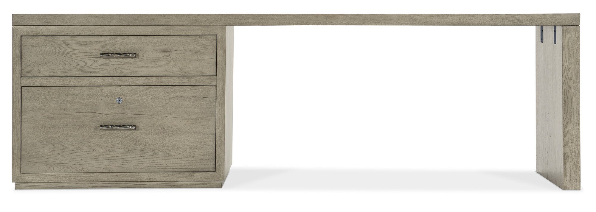 Linville Falls 96" Desk with Lateral File - Straight