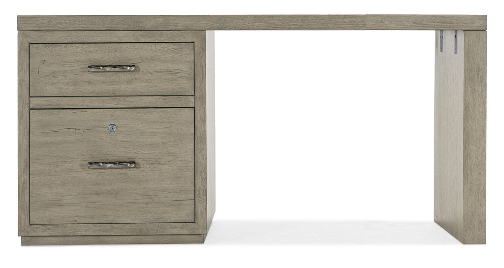 Linville Falls 60" Desk with One File - Straight View