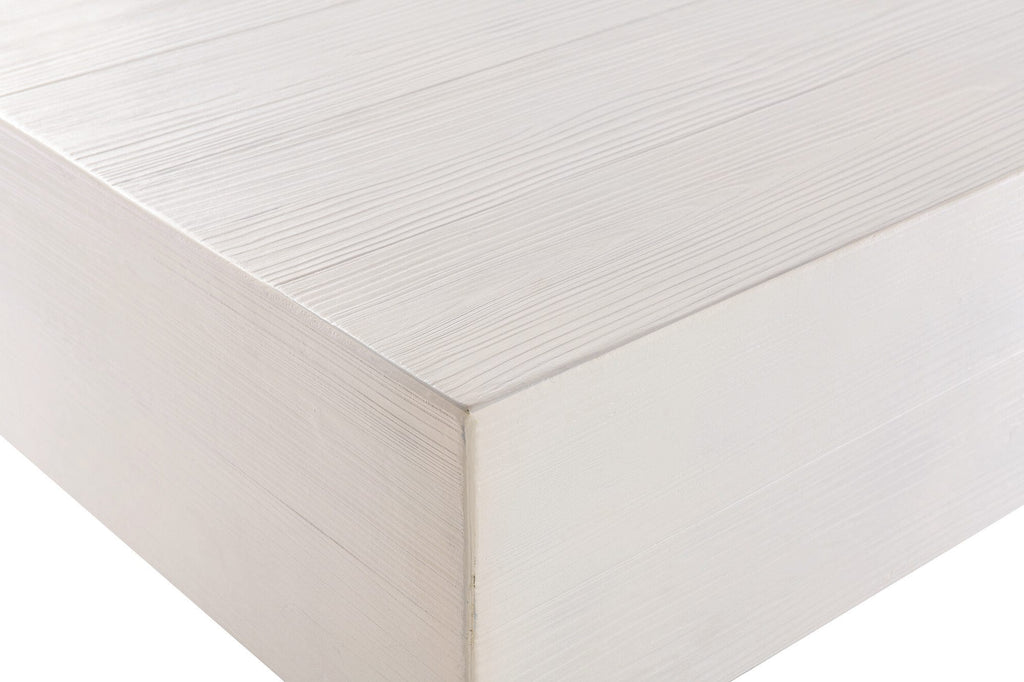GRFC Faux Bois Coffee Table, Bone Finish