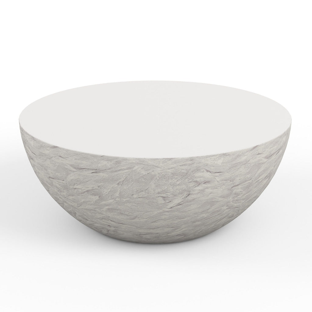Antique Stone Bowl Coffee Table