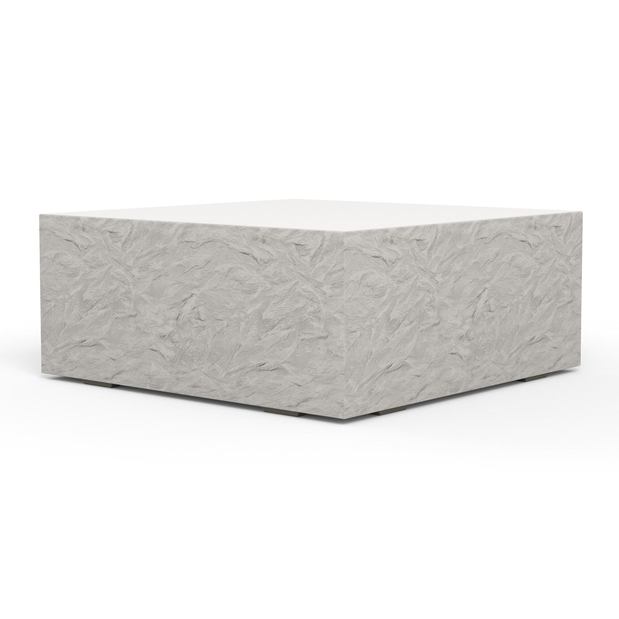 Antique Stone Square Coffee Table