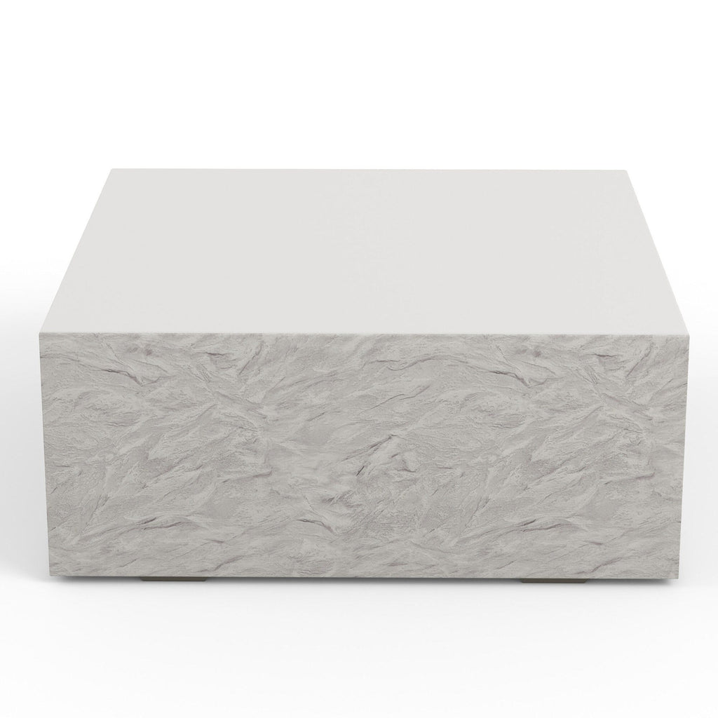 Antique Stone Square Coffee Table