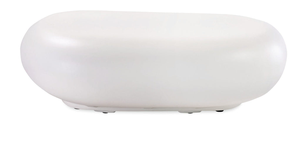 Pebble Coffee Table - Bone Straight Silo