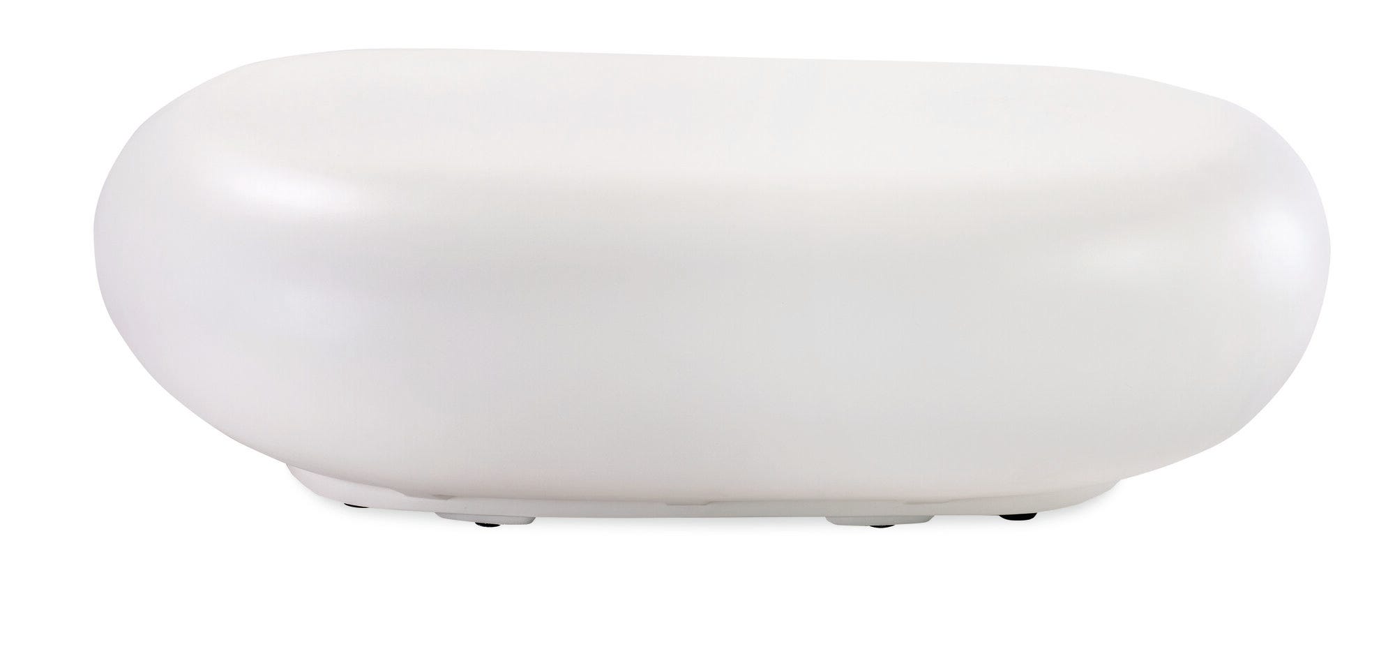 Pebble Coffee Table - Bone Straight Silo