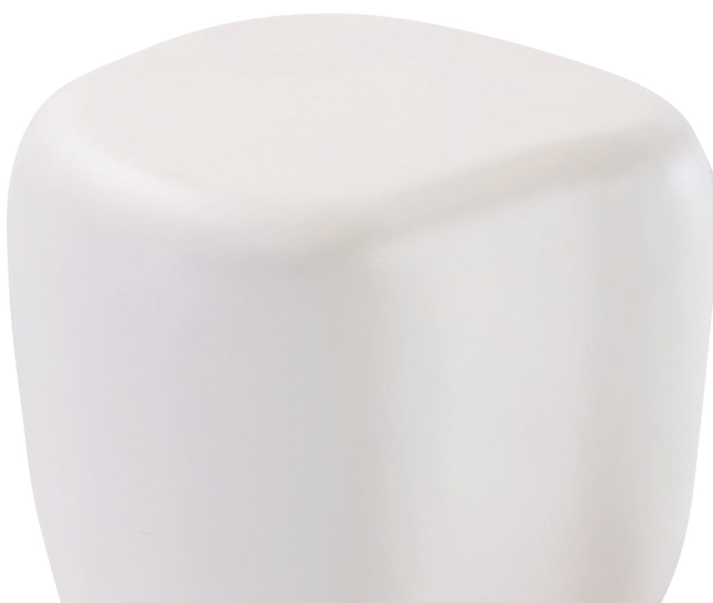 Pebble End Table - Bone