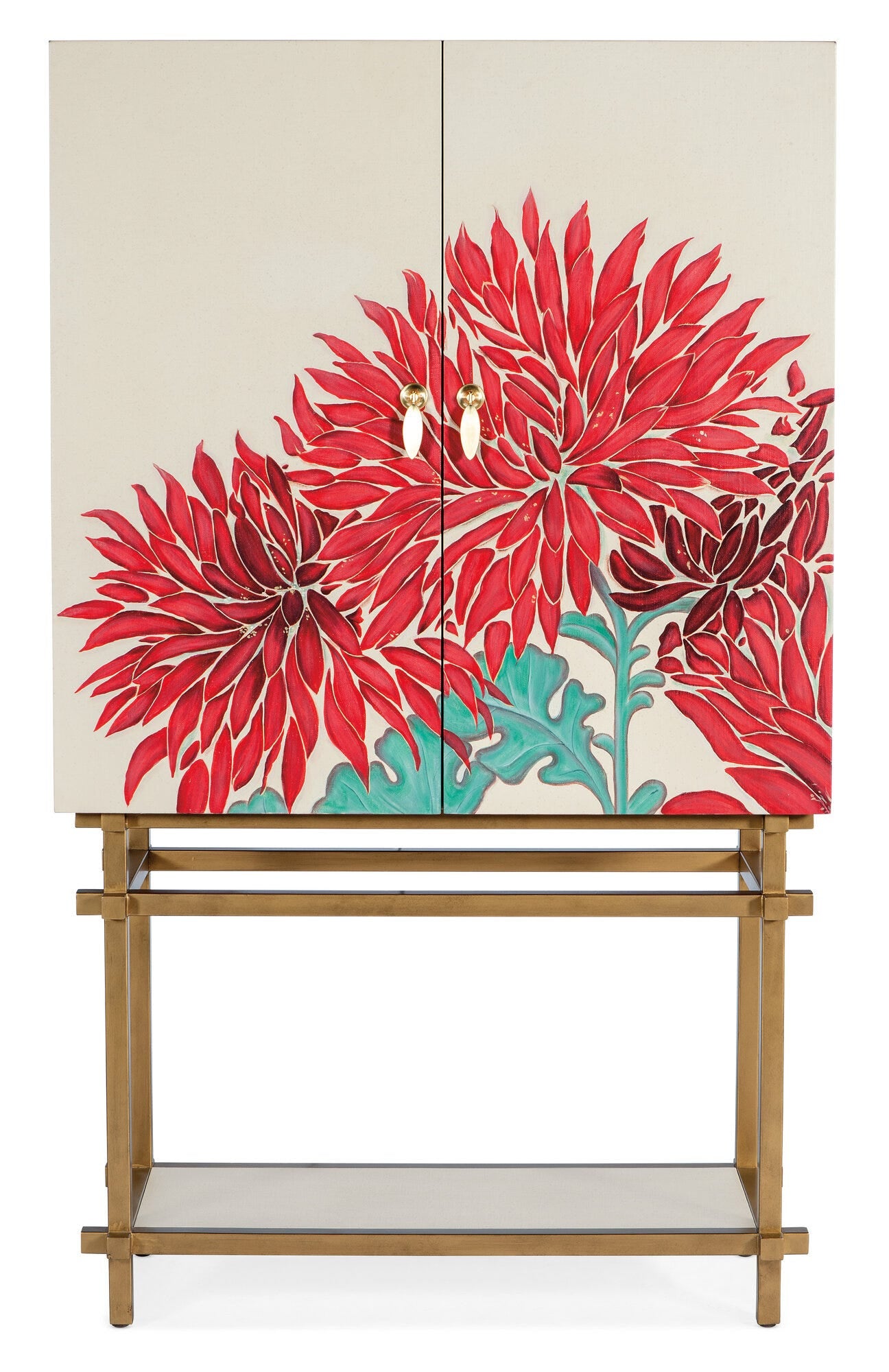 Melange Patrisha Bar Cabinet Straight Silo Image