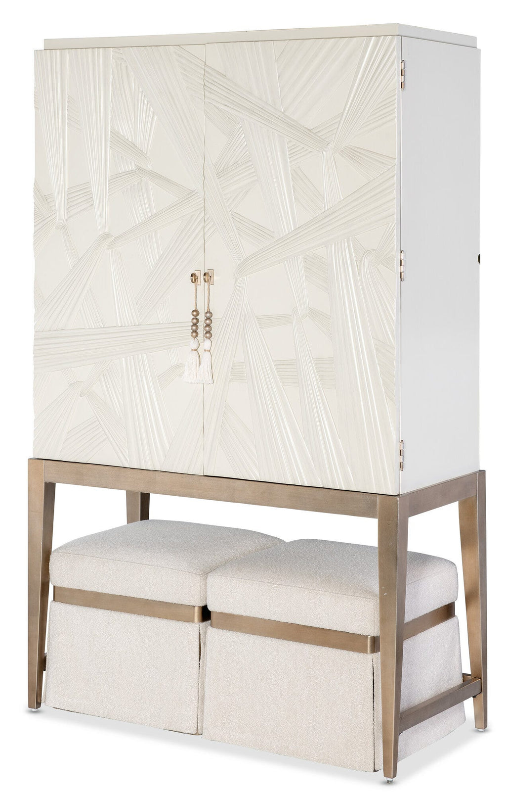 Melange Dream Weaver Pouf