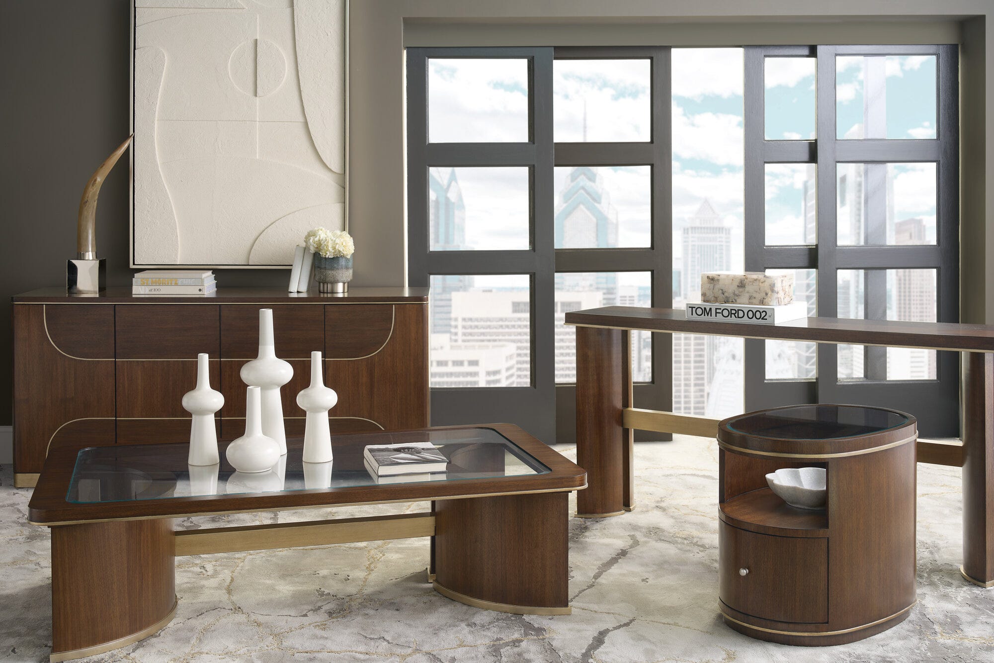 Melange Contours Side Table Room