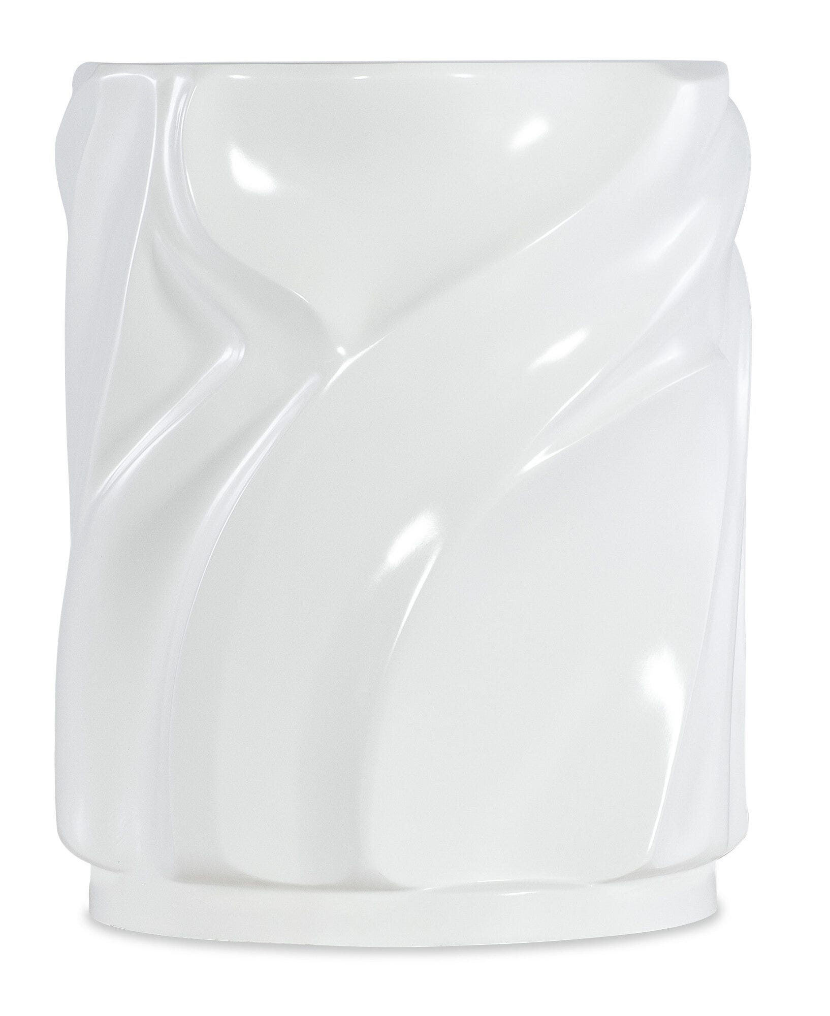 Silo view of Melange Alabaster End Table
