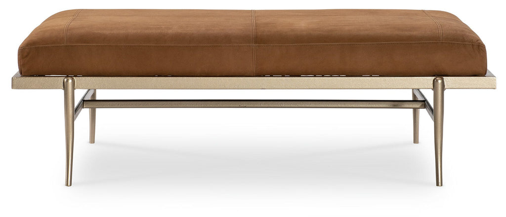 Melange Tobin Cocktail Ottoman Straight