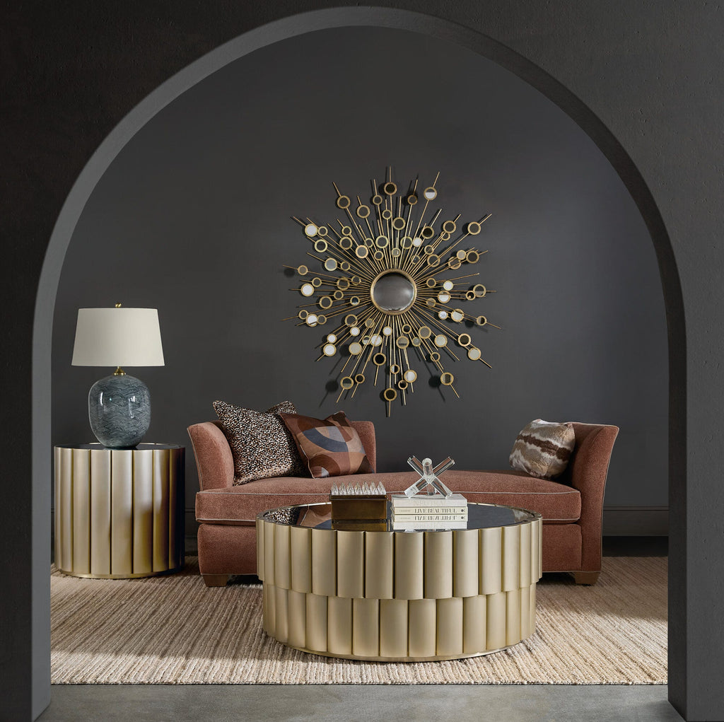 Melange Time Flies End Table