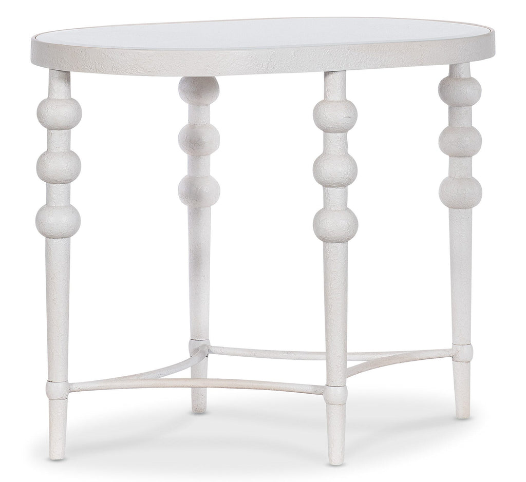 Melange On the Bright Side Oval End Table