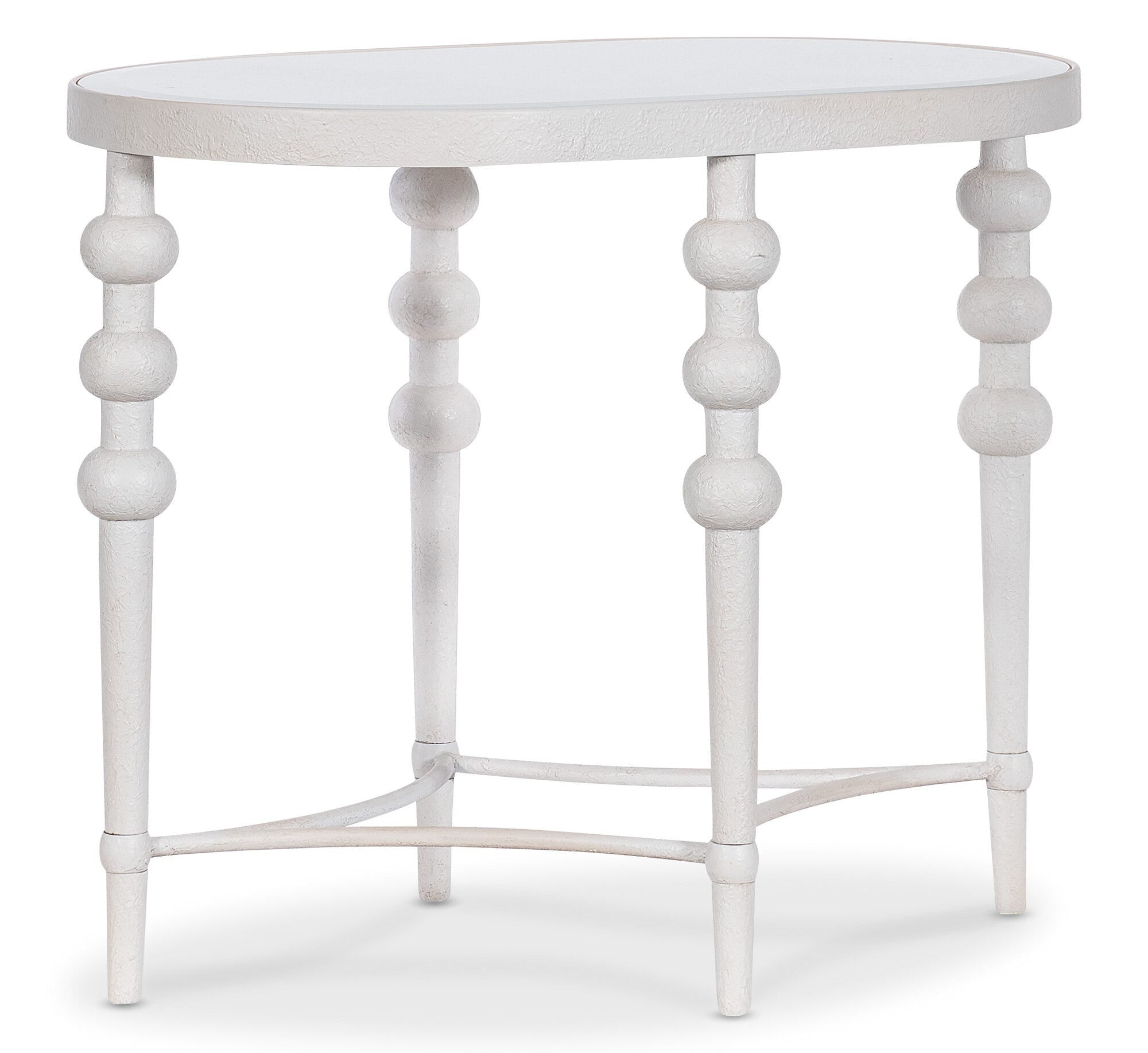 Melange On the Bright Side Oval End Table
