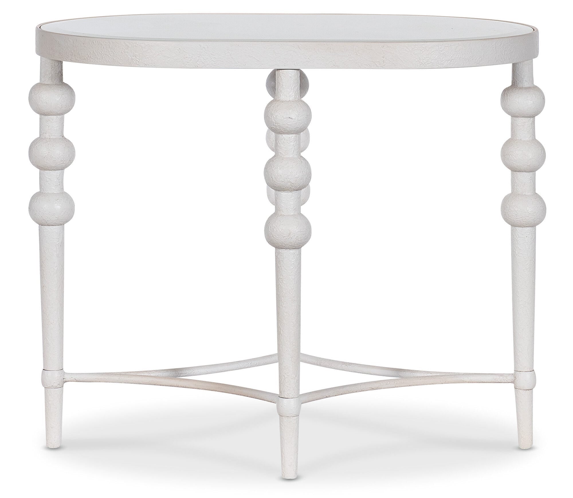 Melange On the Bright Side Oval End Table
