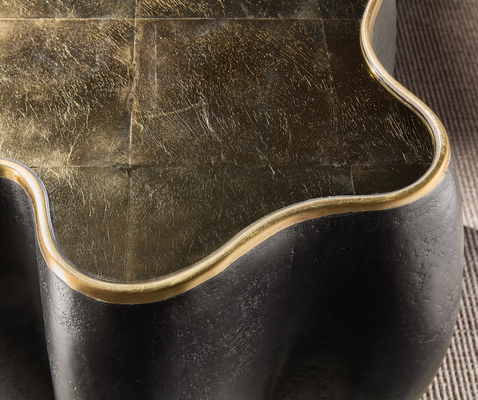 Melange Even and Flow Round End Table