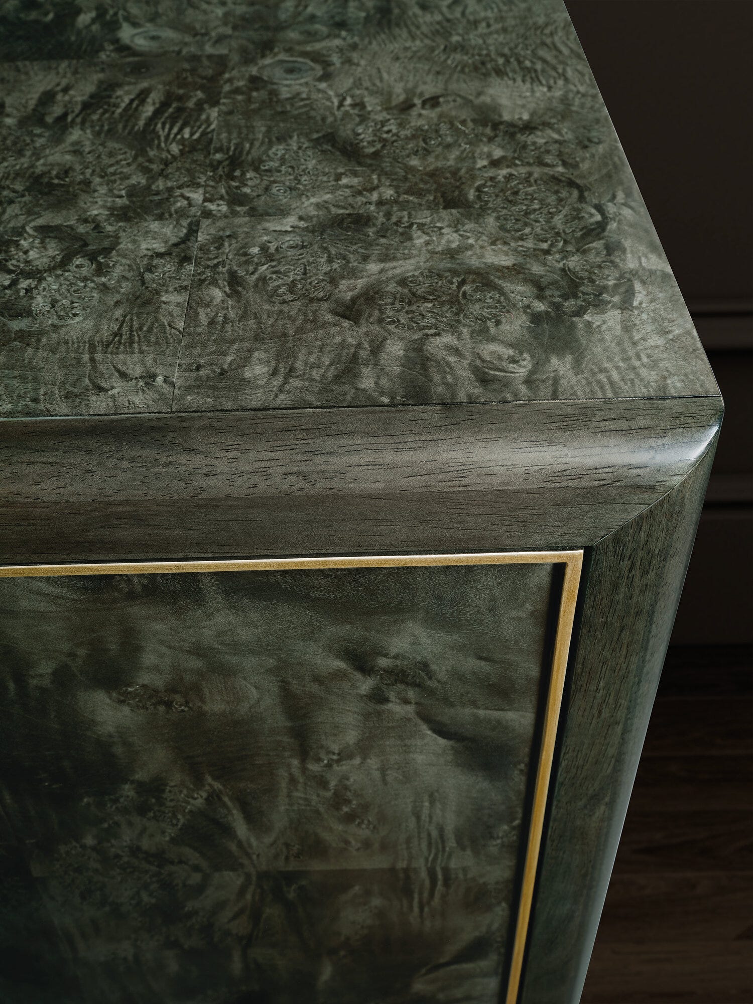 Melange Green With Envy Door Chest - Detail