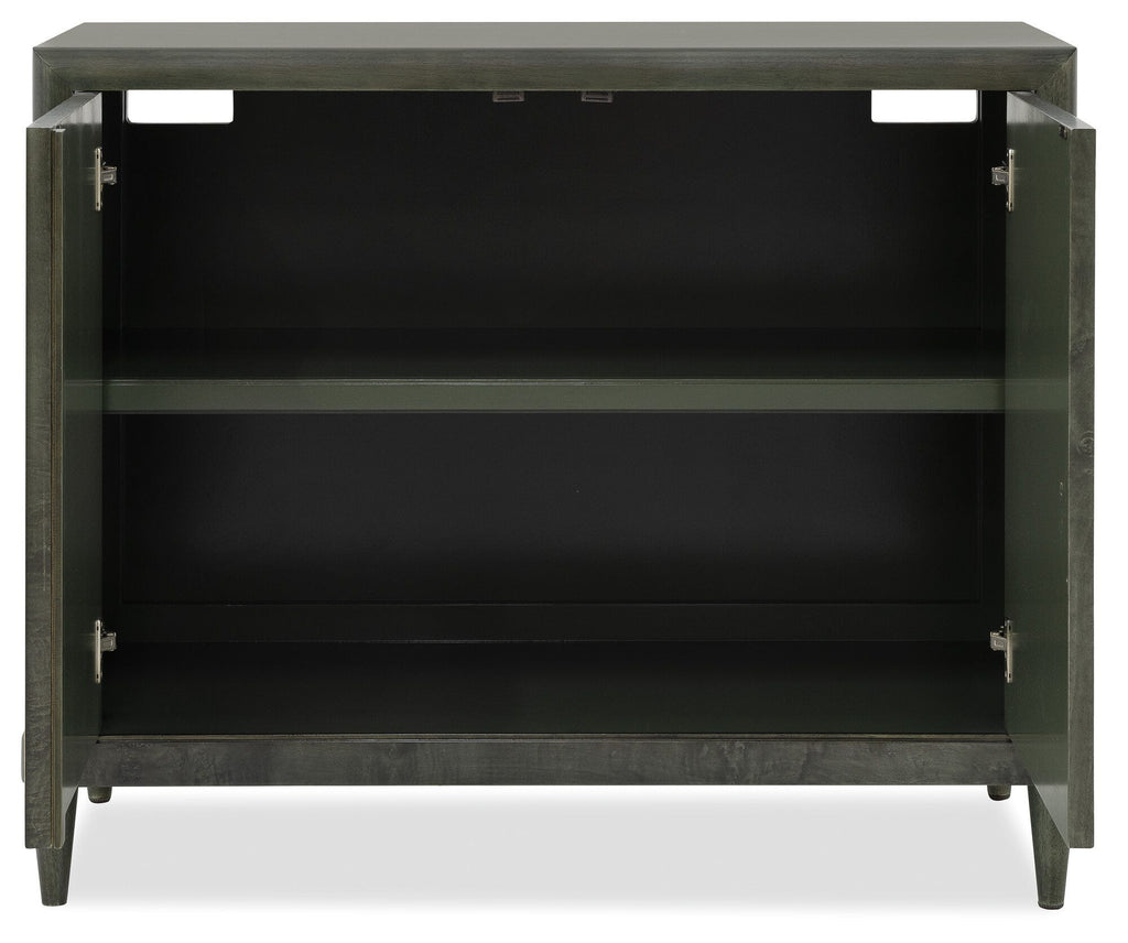 Melange Green With Envy Door Chest - Open Straight Silo