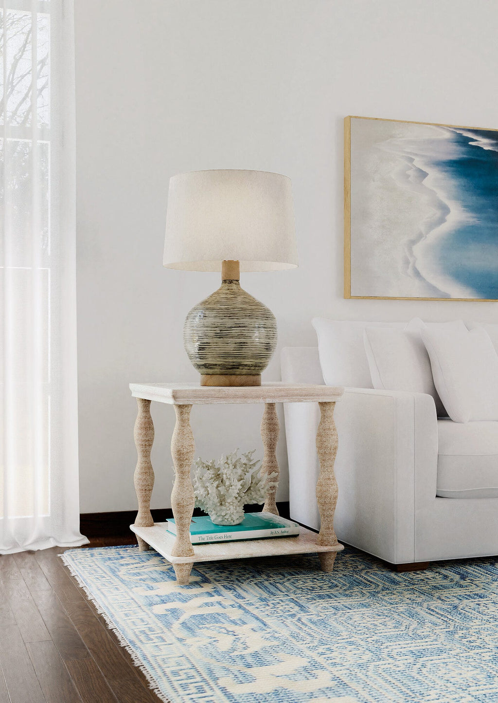 Serenity Bahari Lamp Table Room Image 3