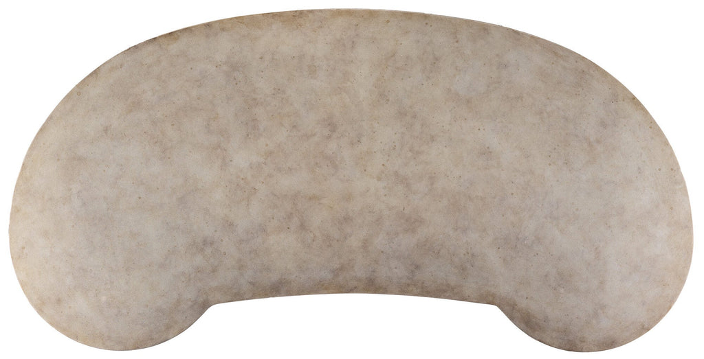 Melange Fluted Kidney Desk Top Silo Image