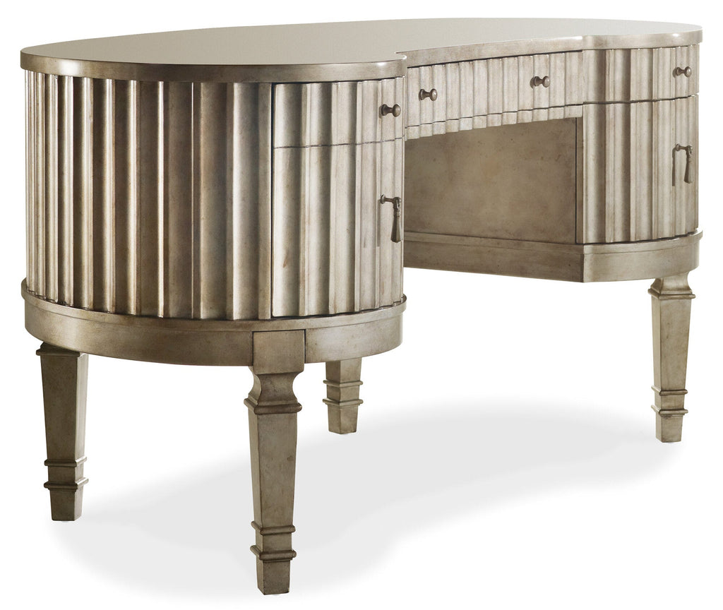 Melange Fluted Kidney Desk Silo Image