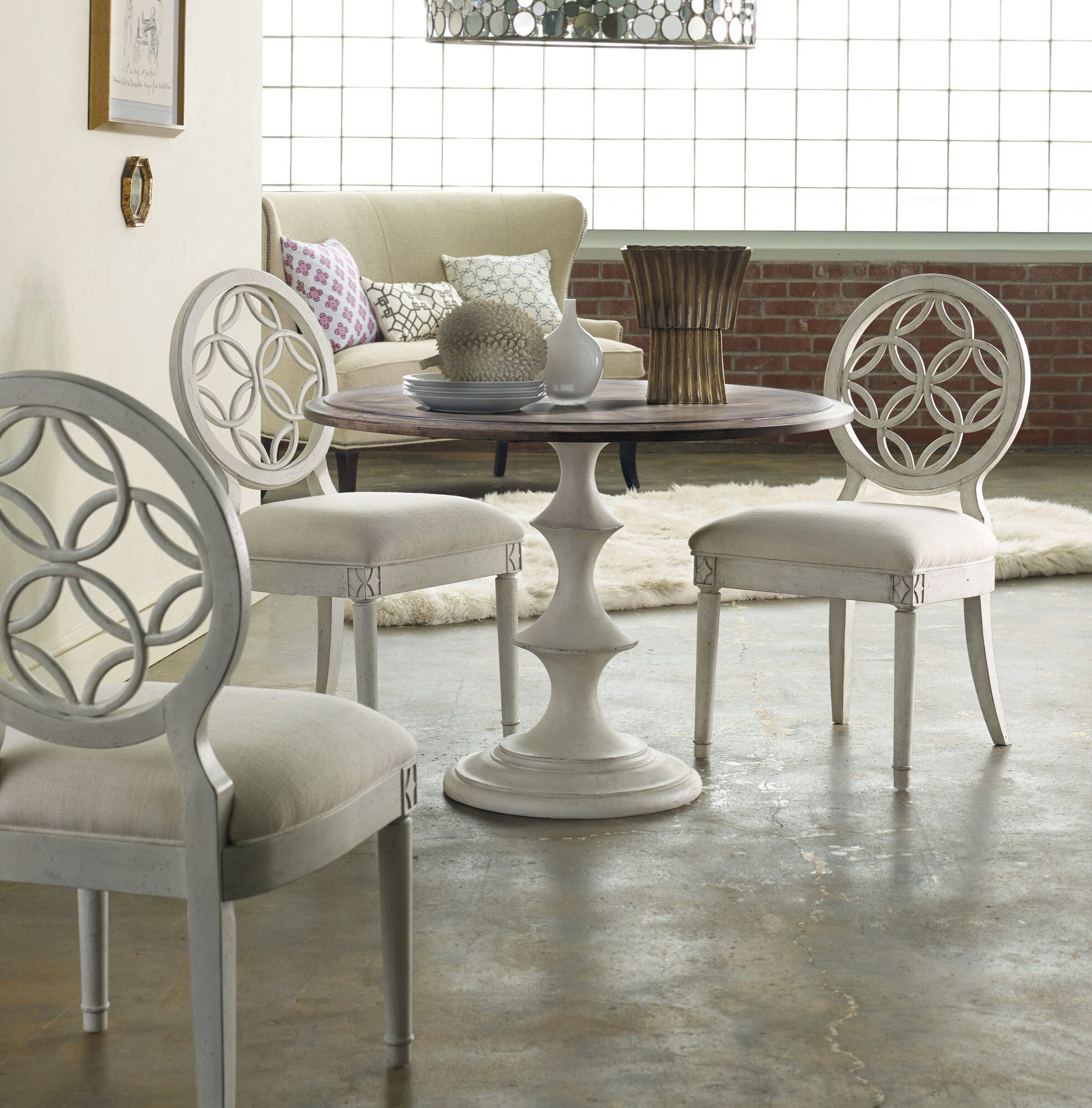 Melange Brynlee Side Chair Inset