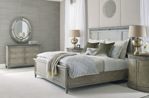 American Drew Katrine Panel Queen Bed Complete 654-308R