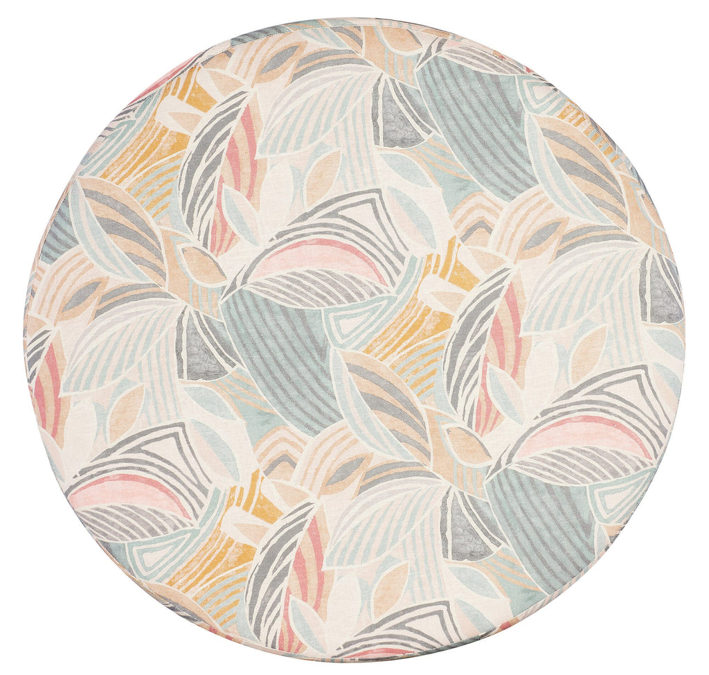 Silas Large Round Ottoman Top Image