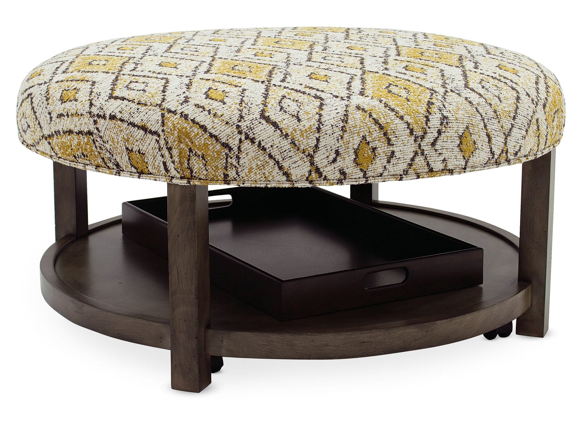Harlow Round Non-Tufted Ottoman