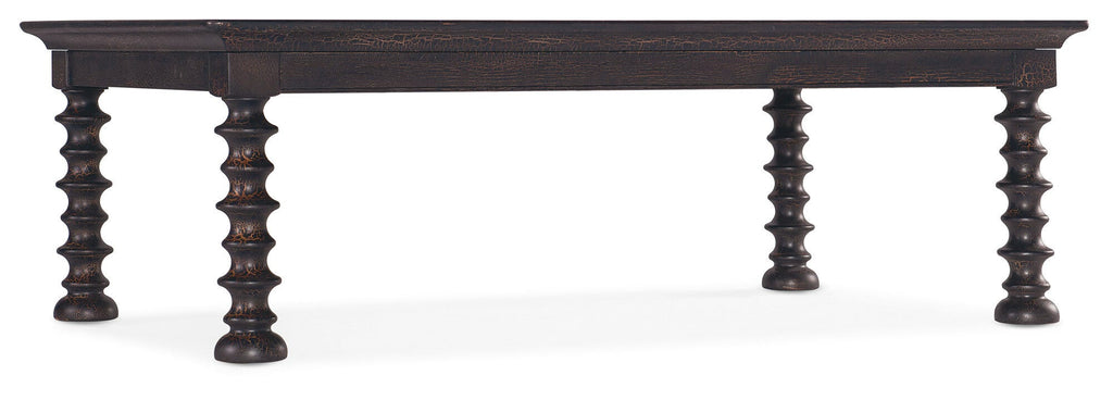 Big Sky Turned Leg Cocktail Table - Silo Image 1
