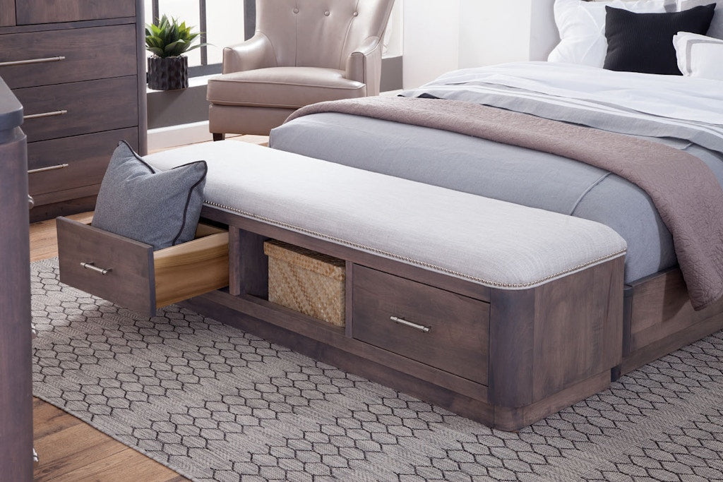 YUTZY WOODWORKING Rialto 2 Drawer Bench 67054