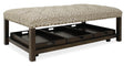 Hollis Rectangle Tufted Tray Ottoman