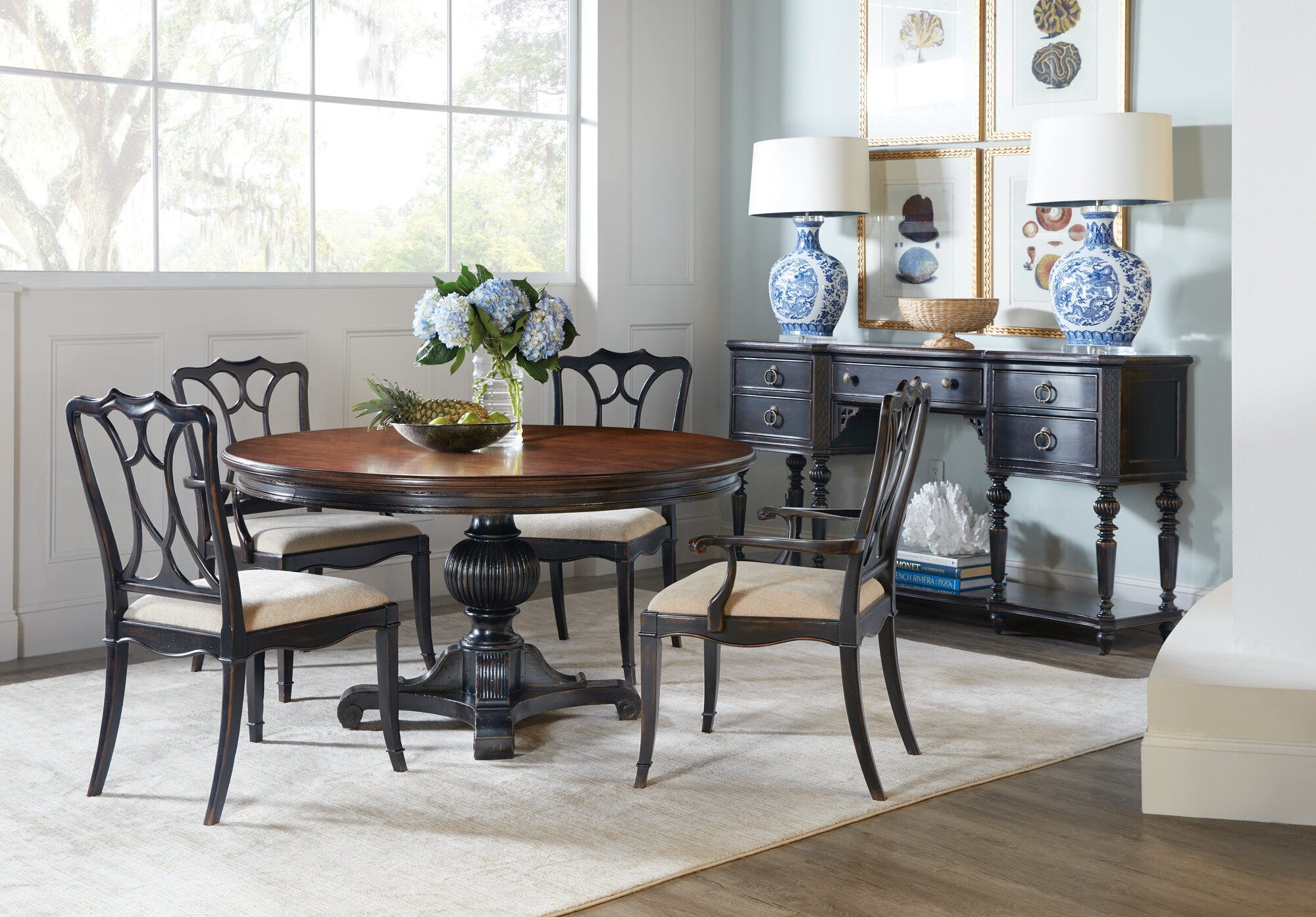 Charleston Upholstered Seat Side Chair