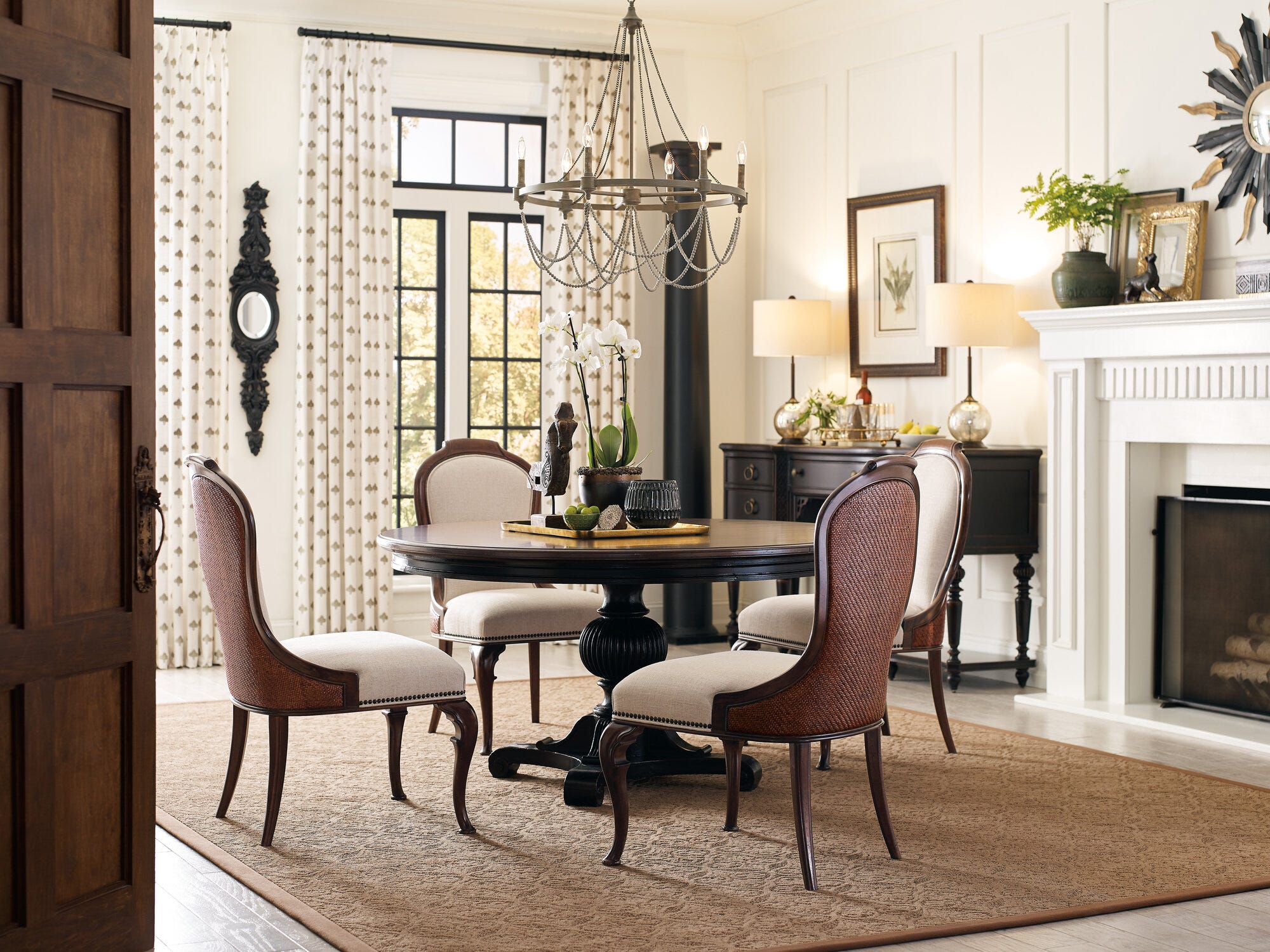 Charleston Upholstered Side Chair Room Image 2