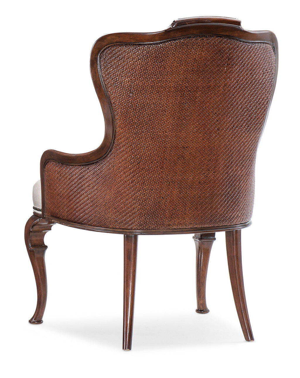 Charleston Upholstered Arm Chair Back Silo Image