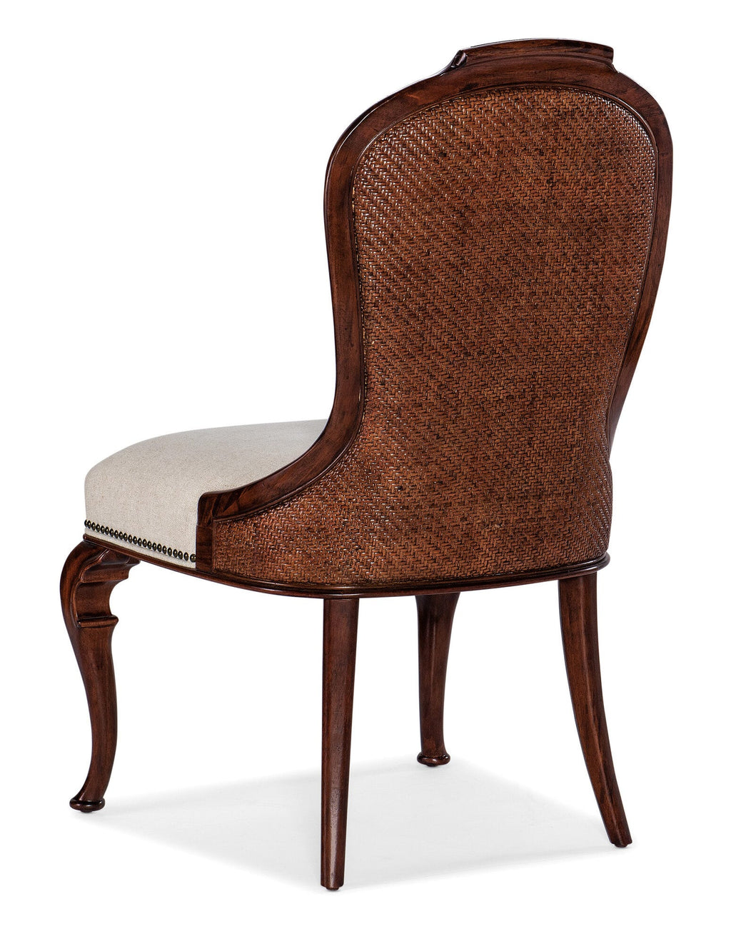 Charleston Upholstered Side Chair Back Silo Image