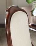 Charleston Upholstered Side Chair Detail Image