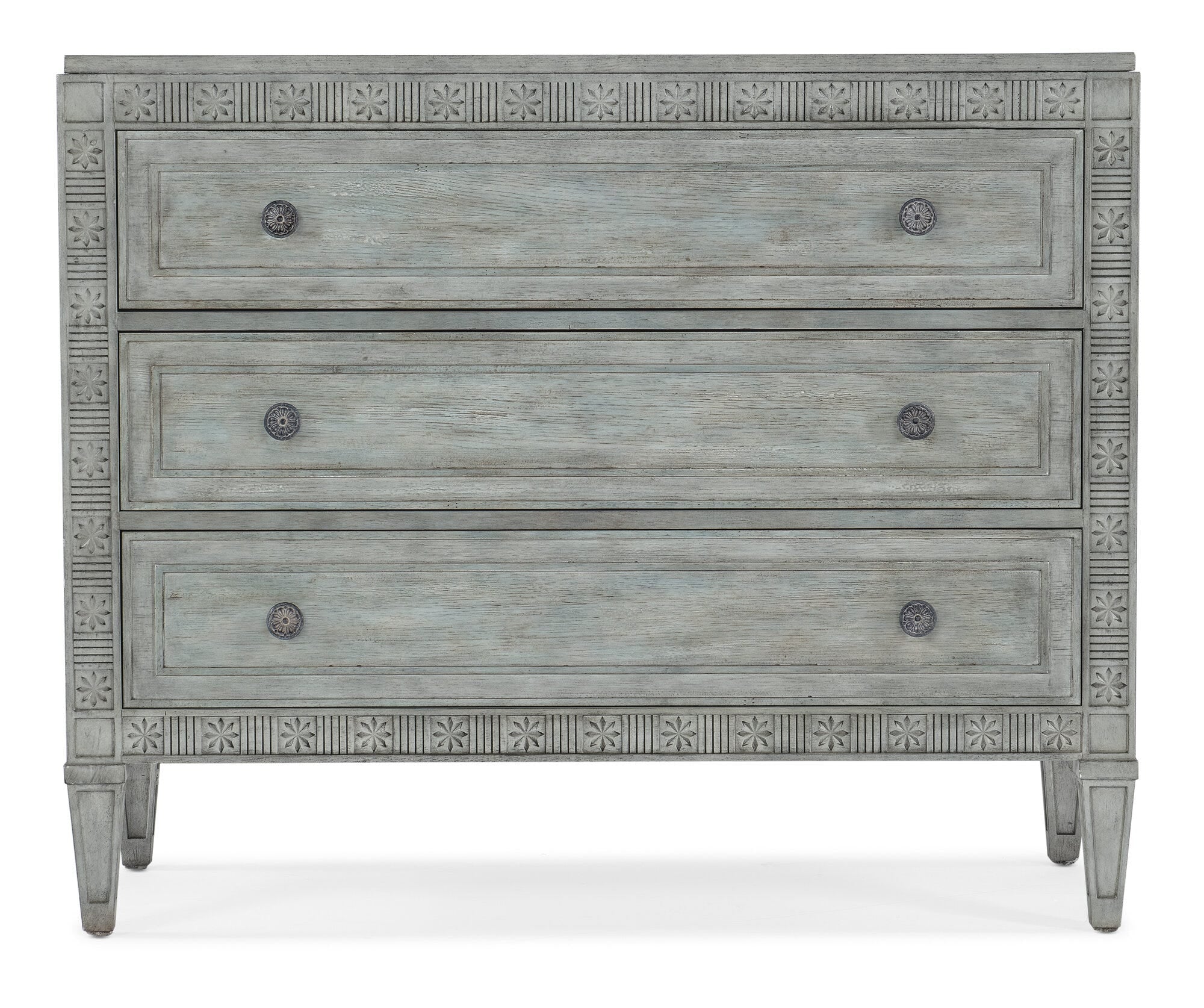Charleston Three-Drawer Chest Straight Silo Image